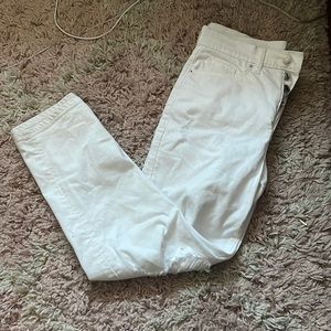 White straight leg old navy jeans